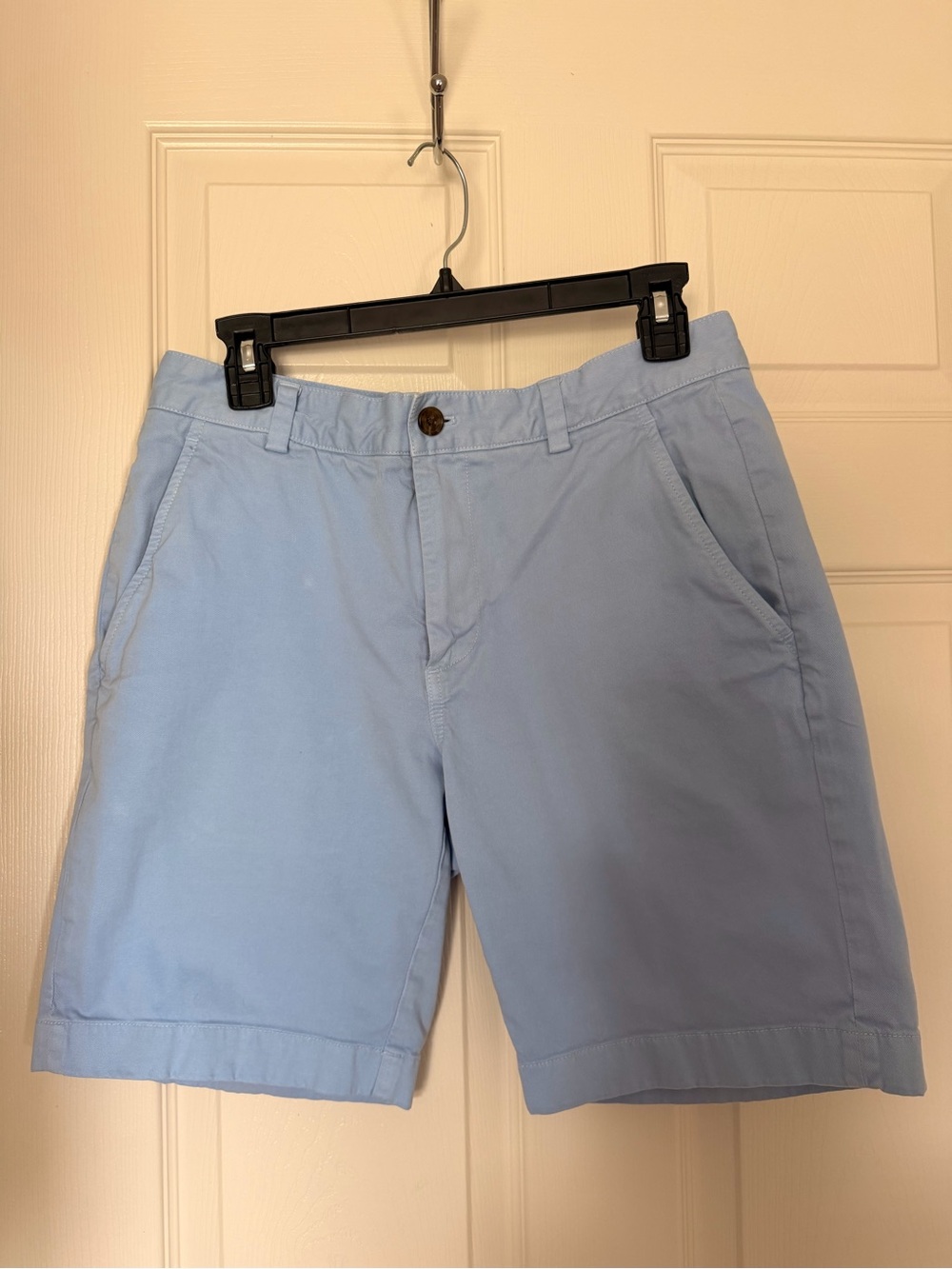 Brooks Brothers Bermuda Shorts Mens 32 Light Blue Cotton Twill Preppy
